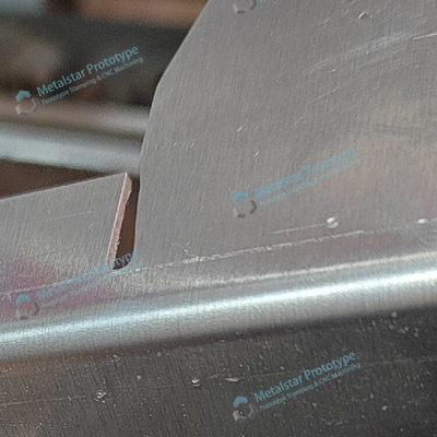 Bagian aluminium prototipe cepat 1,5 mm yang digunakan untuk peralatan rumah tangga