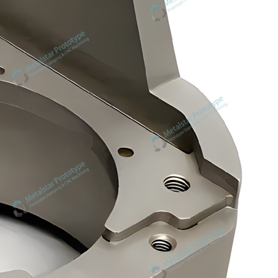 Prototipe mesin CNC berputar cepat aluminium yang digunakan untuk sepeda motor