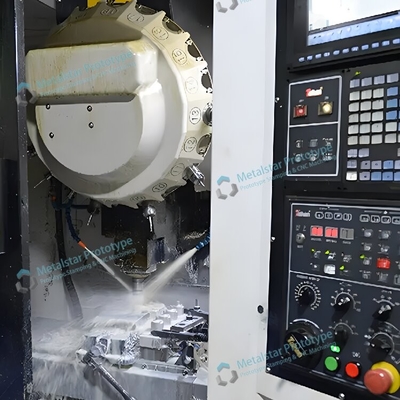 Prototipe mesin CNC SS304 yang dipoles halus yang digunakan untuk peralatan listrik